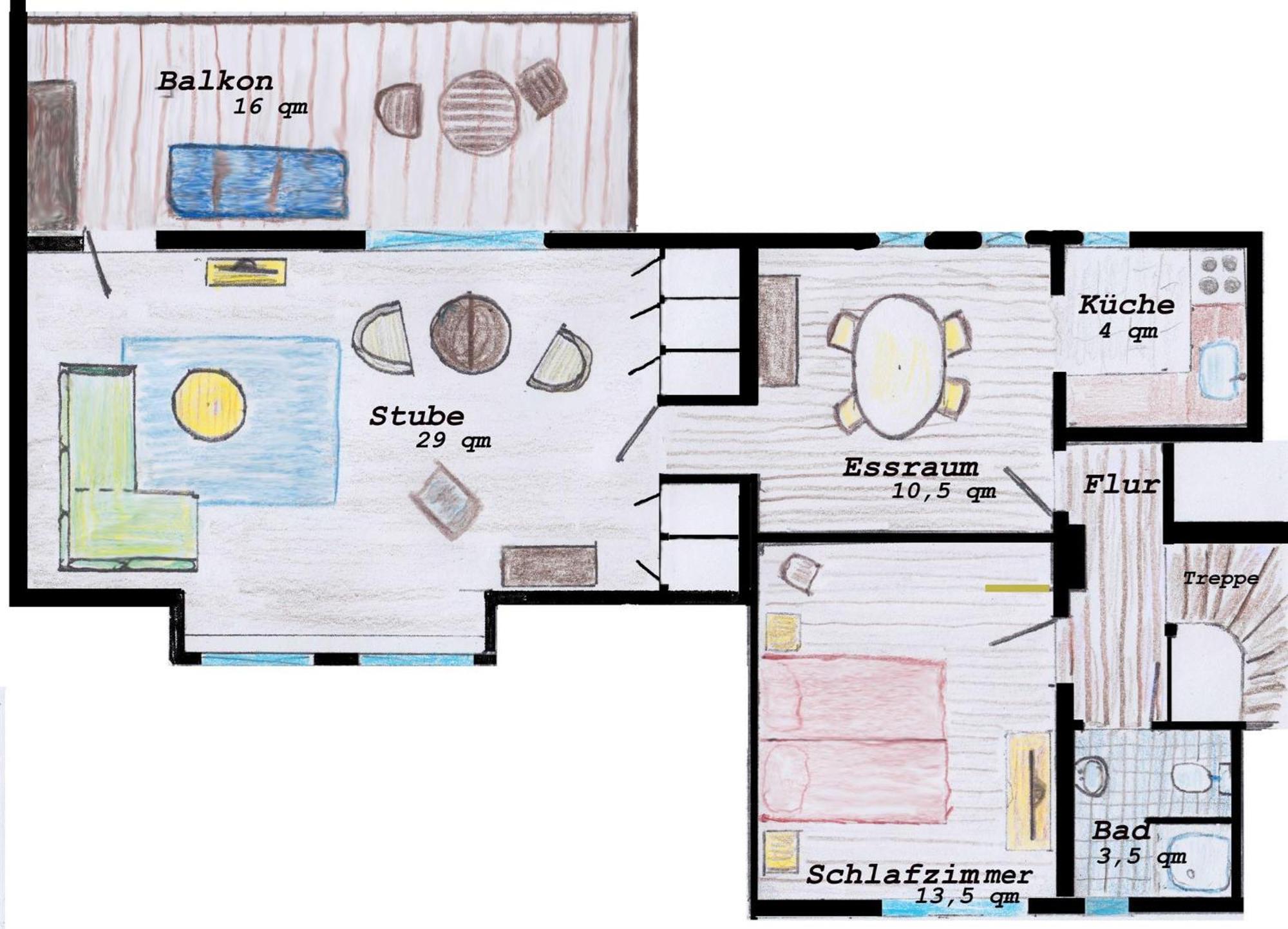 Feddersen'S Ferienwohnung 하리슬리 객실 사진